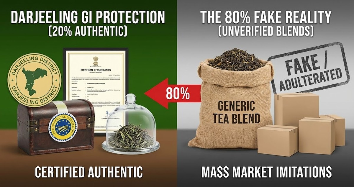 Darjeeling GI protection showing why 80 percent of Darjeeling is fake