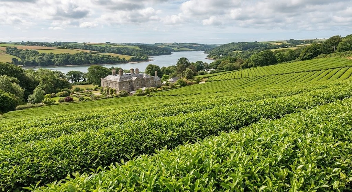 Tregothnan tea estate in Cornwall.