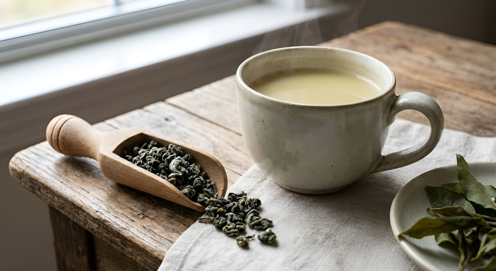 Milk oolong tea leaves