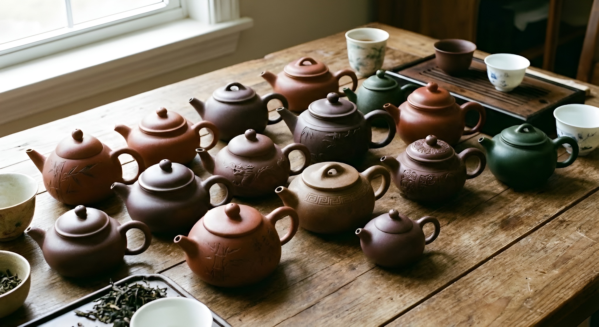 Glass tea mugs