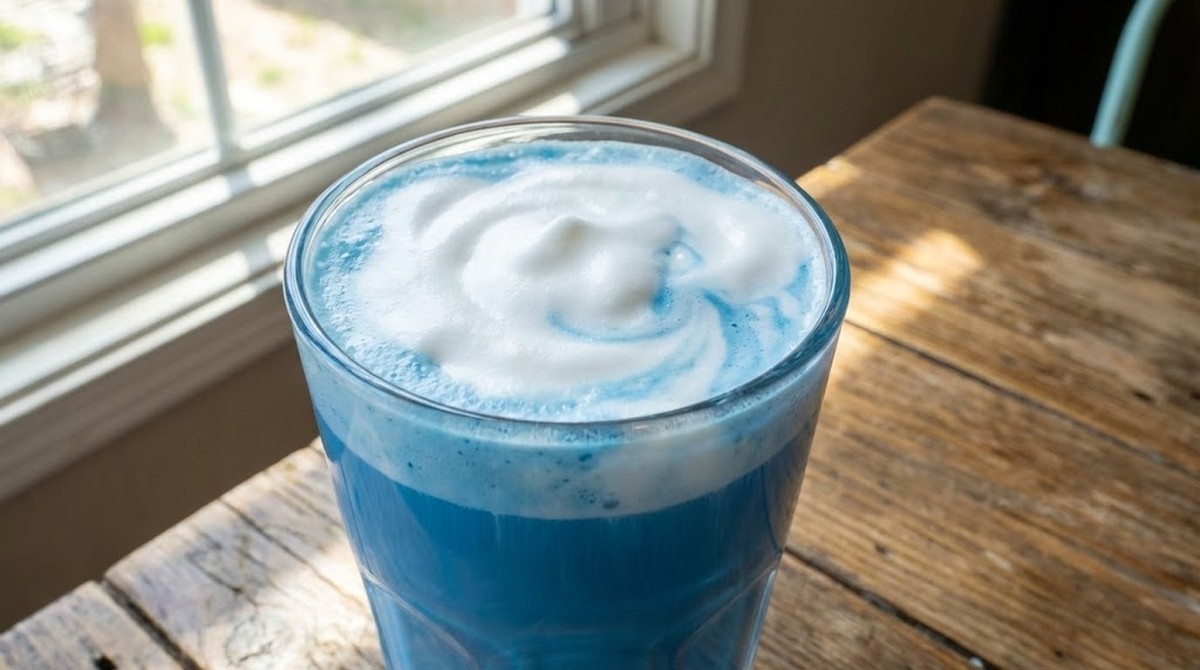 Blue tea